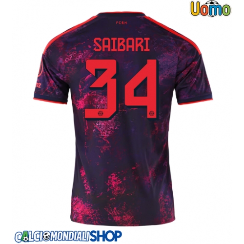 Maglie da calcio Bayern Munich Ismael Saibari #34 Terza Maglia 2026-27 Manica Corta